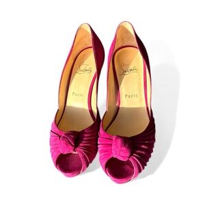 Christian Louboutin Fuchsia Heels